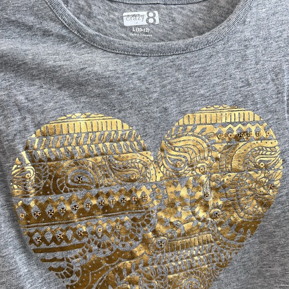 💚BUY3for $15💚Bulk of 3 Random Grey Short Sleeve Girls Tops(PUMA,OLD NAVY,CRAZY8) - Picture 6 of 14